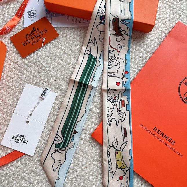 HERMES 26S SCARF 86 IN SILK 309597