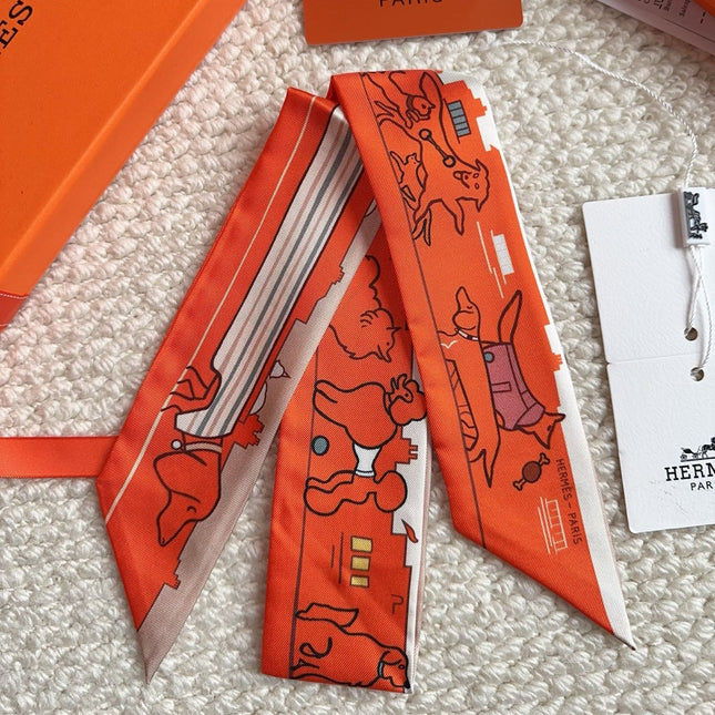 HERMES 26S SCARF 86 IN SILK 309599