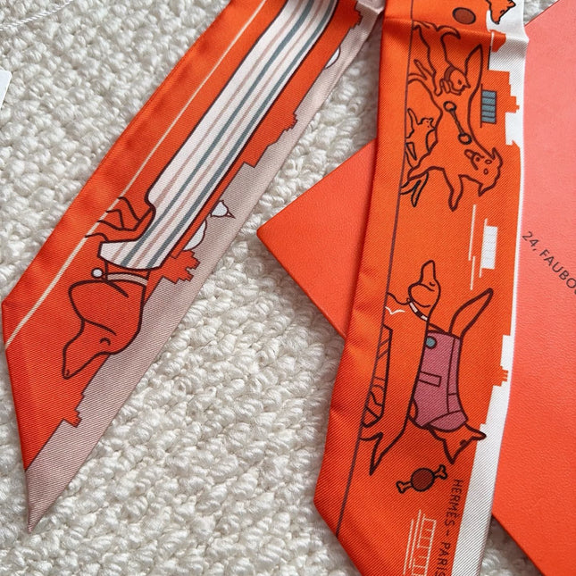 HERMES 26S SCARF 86 IN SILK 309599