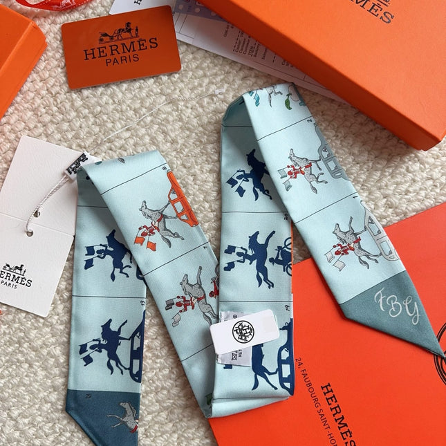 HERMES 26S SCARF 86 IN SILK 309601
