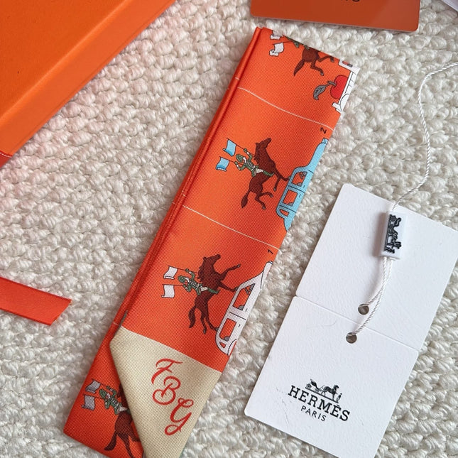 HERMES 26S SCARF 86 IN SILK 309602