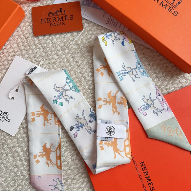 HERMES 26S SCARF 86 IN SILK 309603