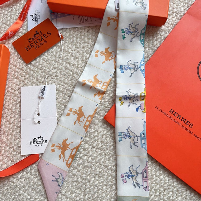 HERMES 26S SCARF 86 IN SILK 309603