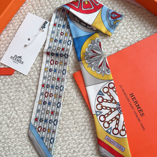 HERMES 26S SCARF 86 IN SILK 309607