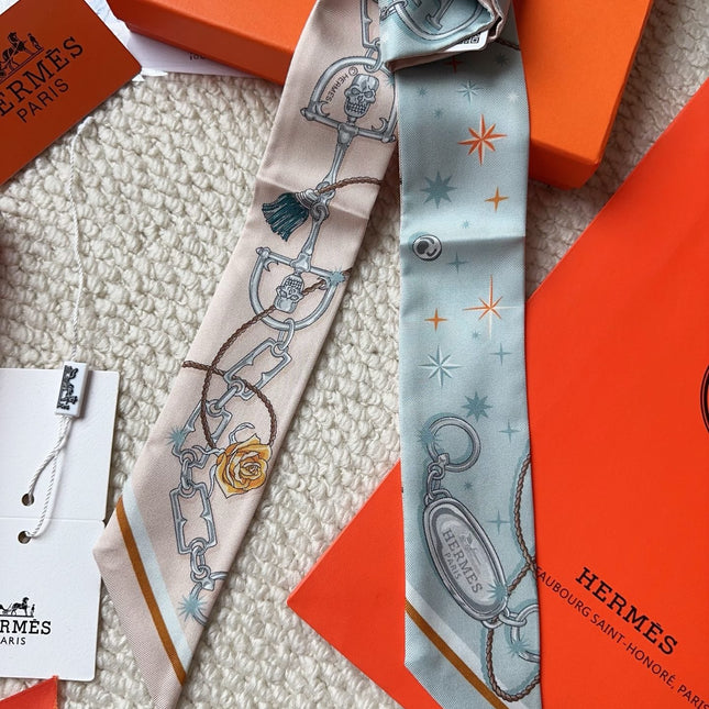 HERMES 26S SCARF 86 IN SILK 309617