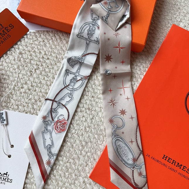 HERMES 26S SCARF 86 IN SILK 309618