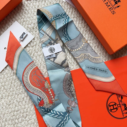HERMES 26S SCARF 86 IN SILK 309620