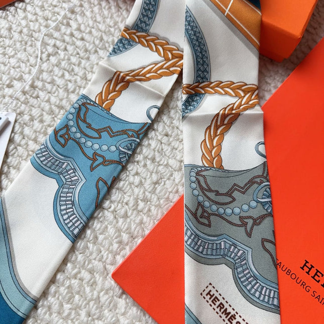 HERMES 26S SCARF 86 IN SILK 309621