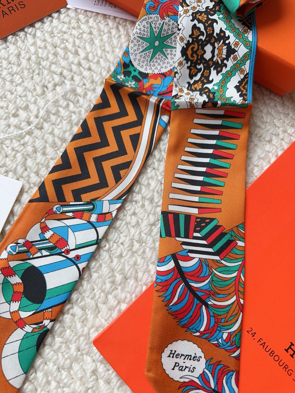 HERMES 26S SCARF 86 IN SILK 309629