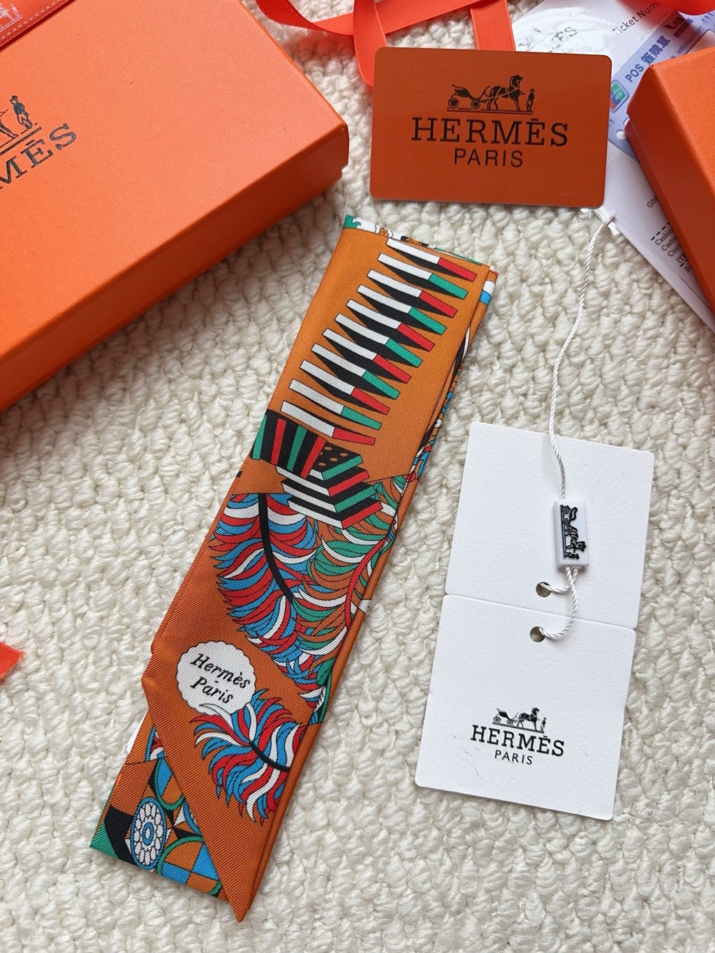 HERMES 26S SCARF 86 IN SILK 309629