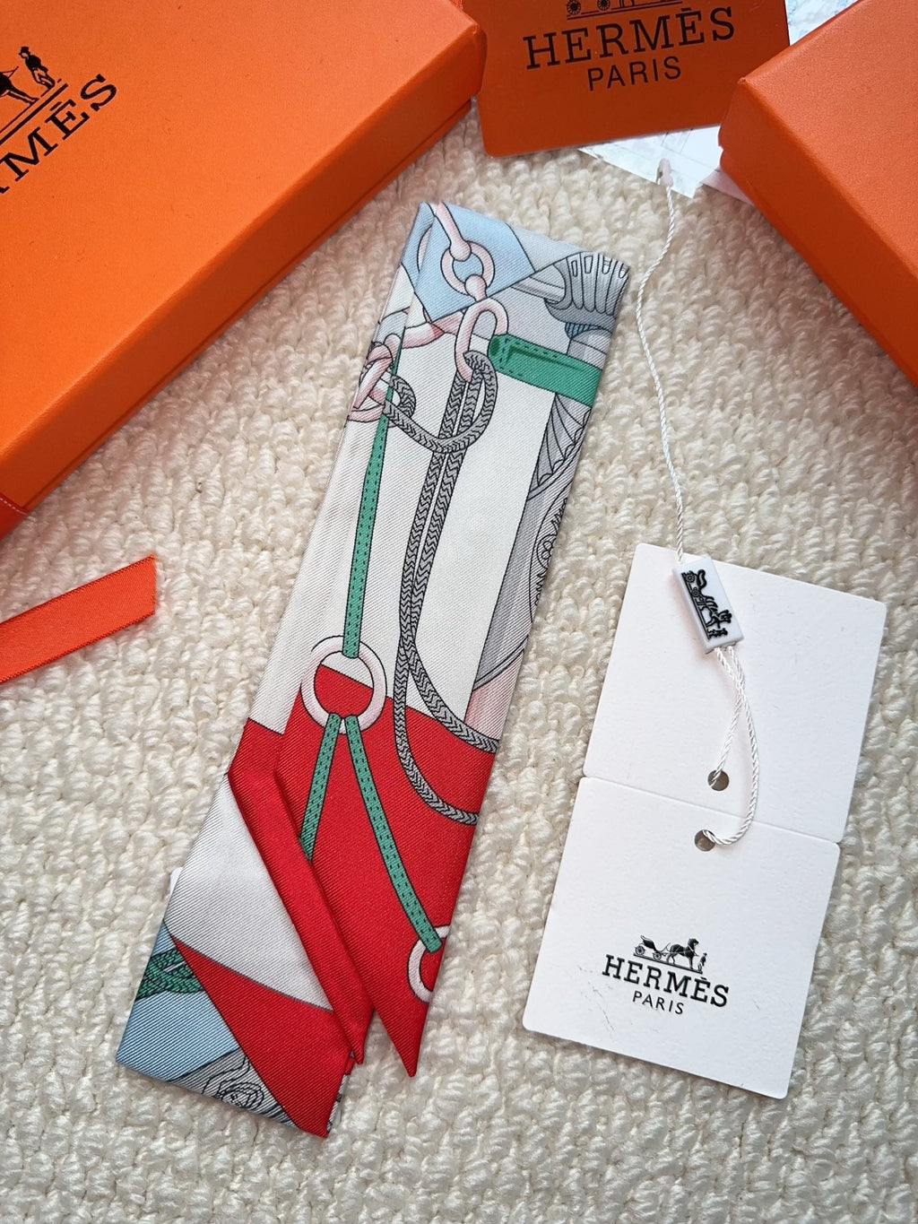 HERMES 26S SCARF 86 IN SILK 309646