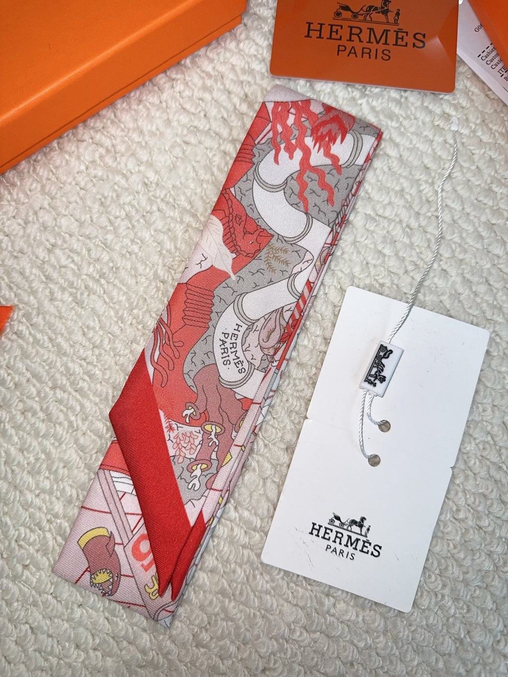 HERMES 26S SCARF 90 IN SILK 309653