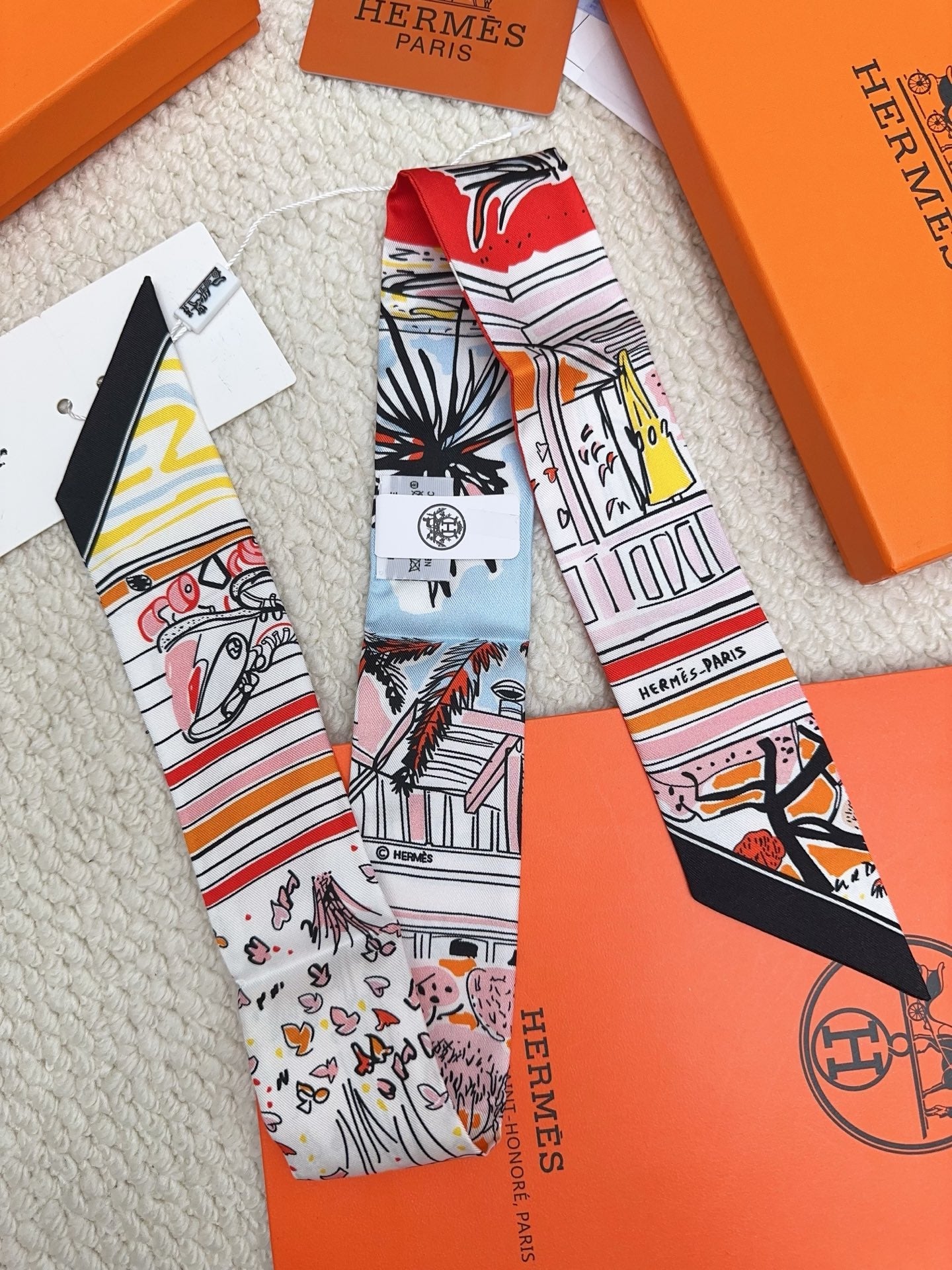 HERMES 26S SCARF 90 IN SILK 309660