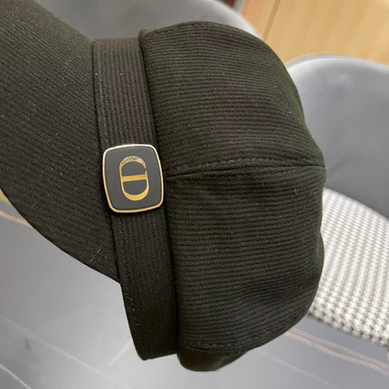 BAKER BOY HAT IN BLACK COTTON 429850