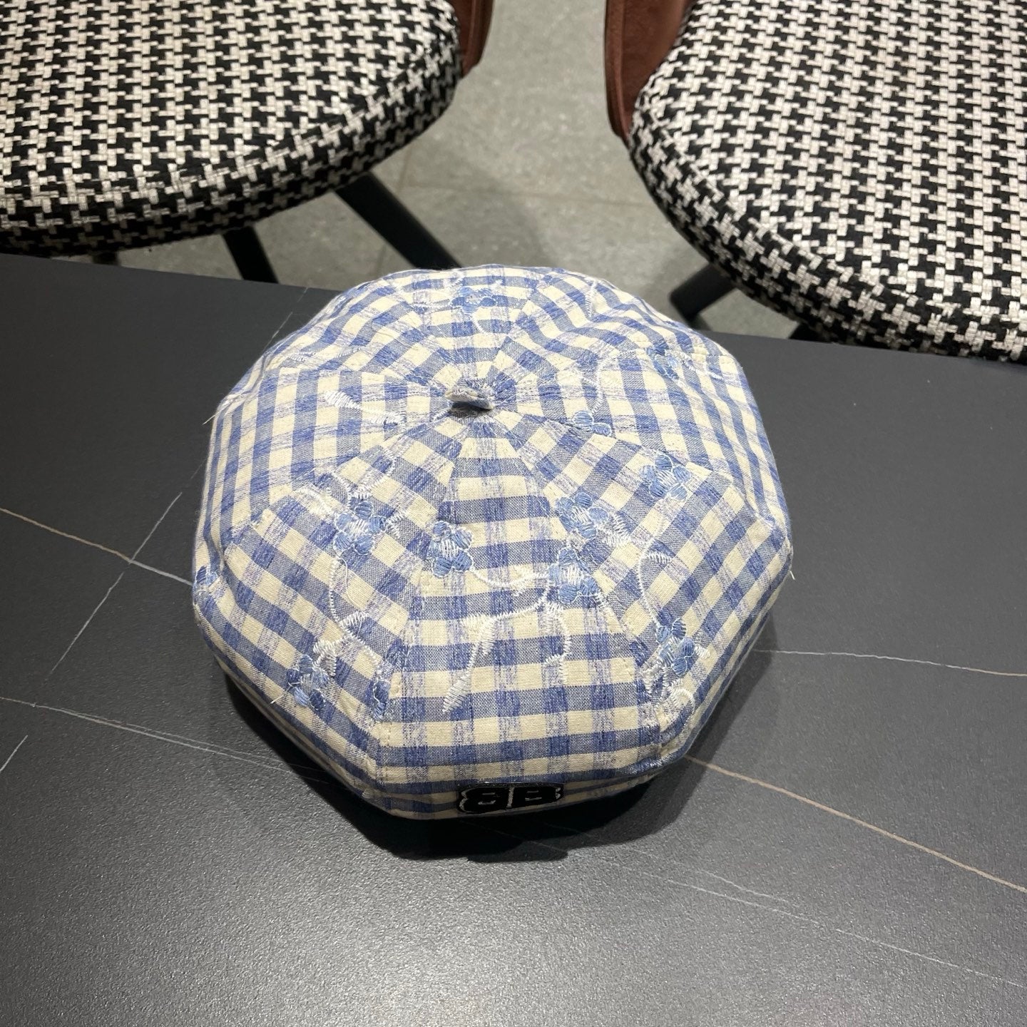 BALENCIAGA 26S PLAID BERET STYLE 6