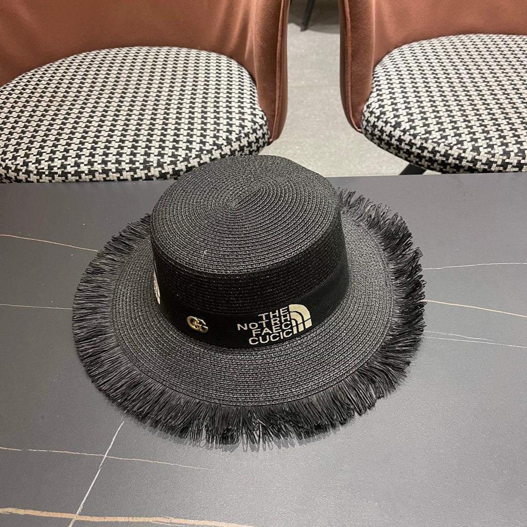 GUCCI 26S WIDE-BRIMMED STRAW HAT STYLE 69