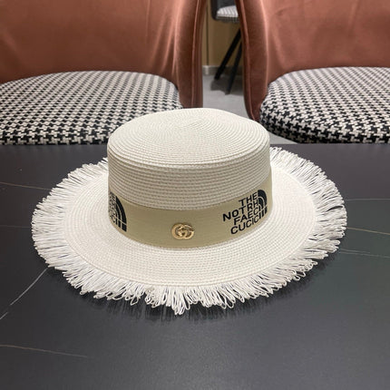 GUCCI 26S WIDE-BRIMMED STRAW HAT STYLE 68
