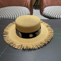GUCCI 26S WIDE-BRIMMED STRAW HAT STYLE 67