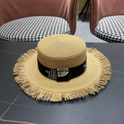 GUCCI 26S WIDE-BRIMMED STRAW HAT STYLE 67