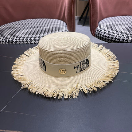 GUCCI 26S WIDE-BRIMMED STRAW HAT STYLE 66