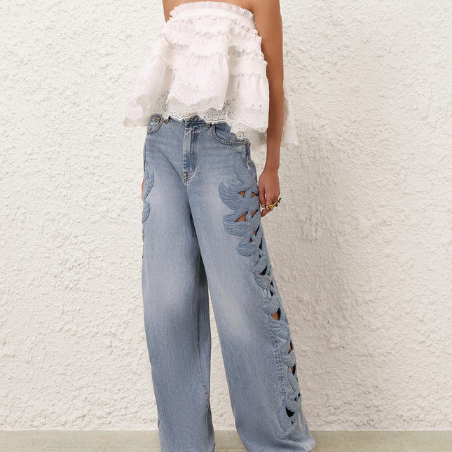 ZIMMERMANN 26S SPAGHETTI STRAP TOP STYLE 114