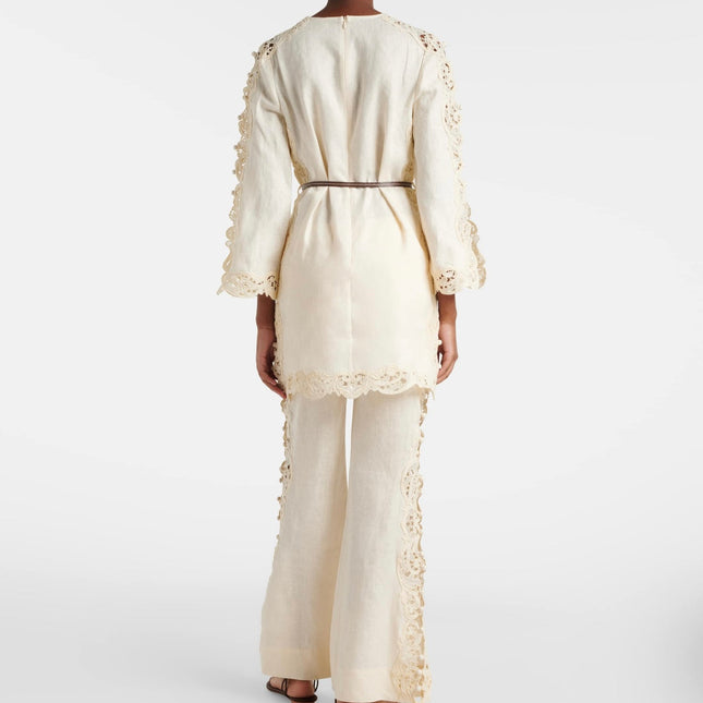ZIMMERMANN 26S TOP & WIDE LEG PANTS SET STYLE 151