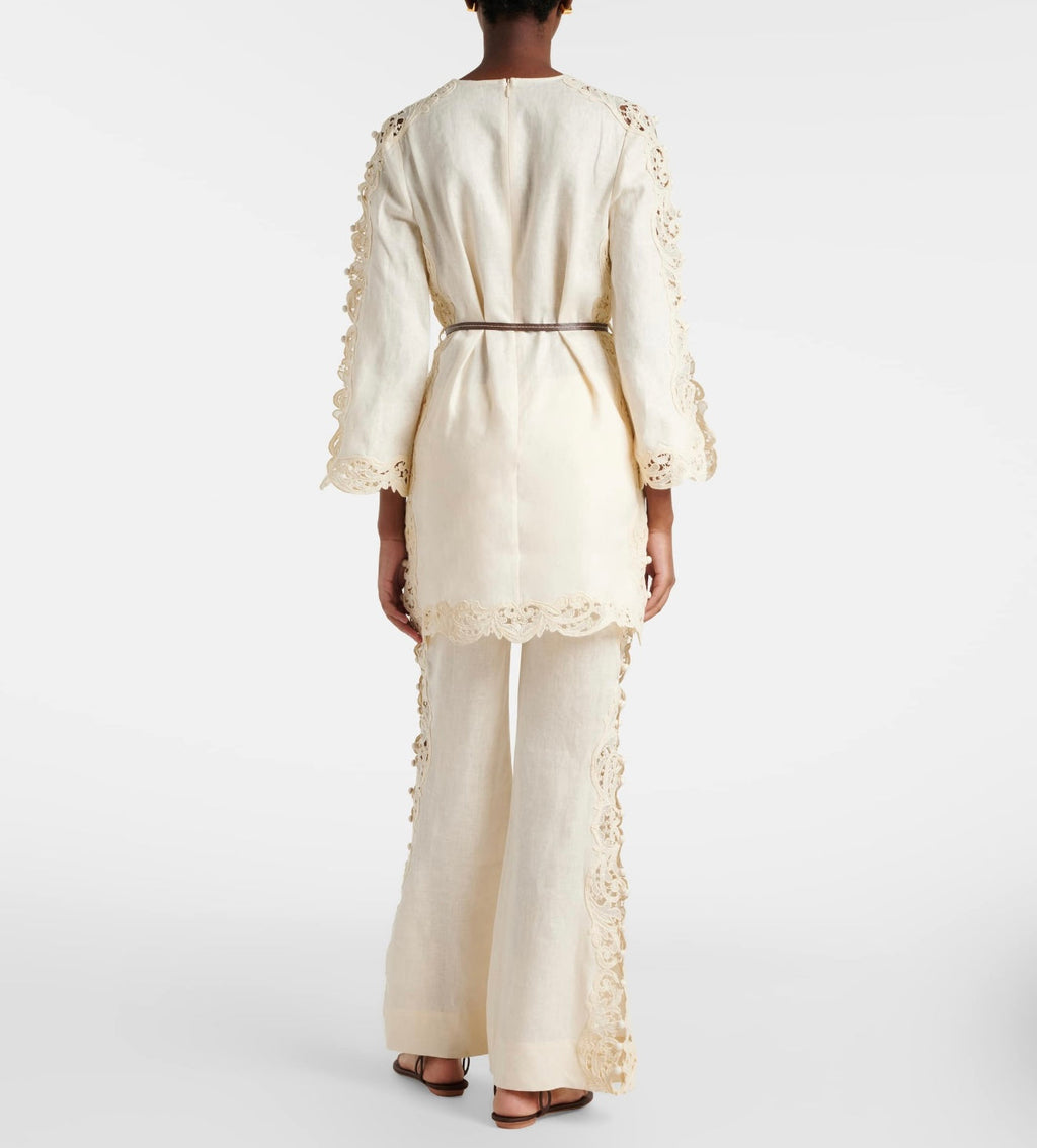ZIMMERMANN 26S TOP & WIDE LEG PANTS SET STYLE 151