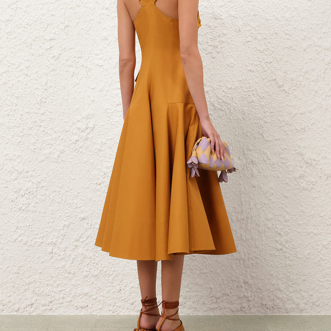 ZIMMERMANN 26S UTILITY MIDI DRESS STYLE 253