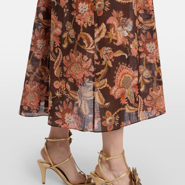ZIMMERMANN 26S FLORAL CUT OUT MAXI DRESS STYLE 204