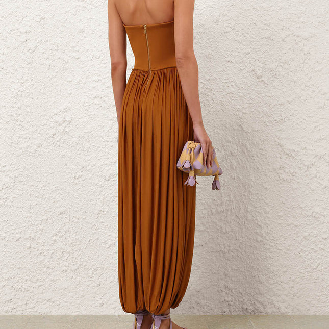 ZIMMERMANN 26S PLEATED HAREM JUMPSUIT STYLE 173