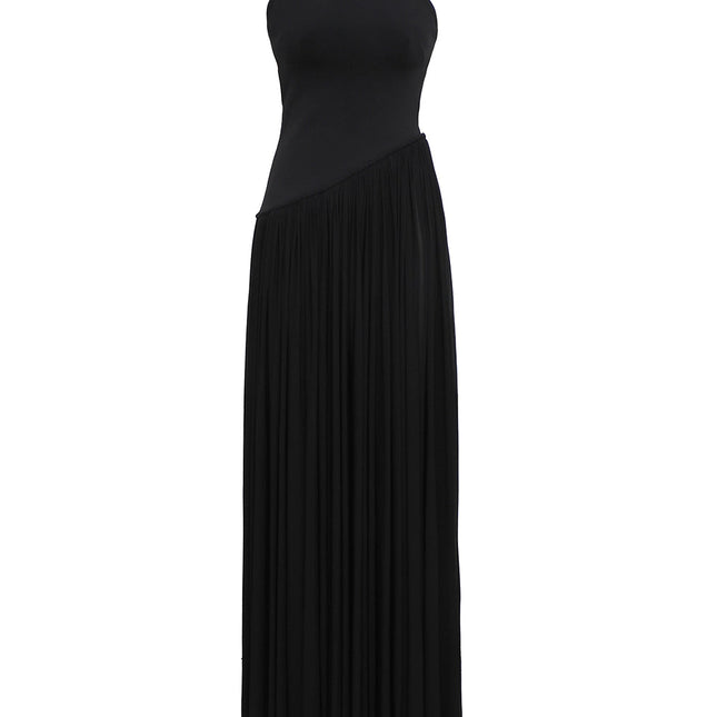 ZIMMERMANN 26S PLEATED HALTER MAXI DRESS STYLE 172