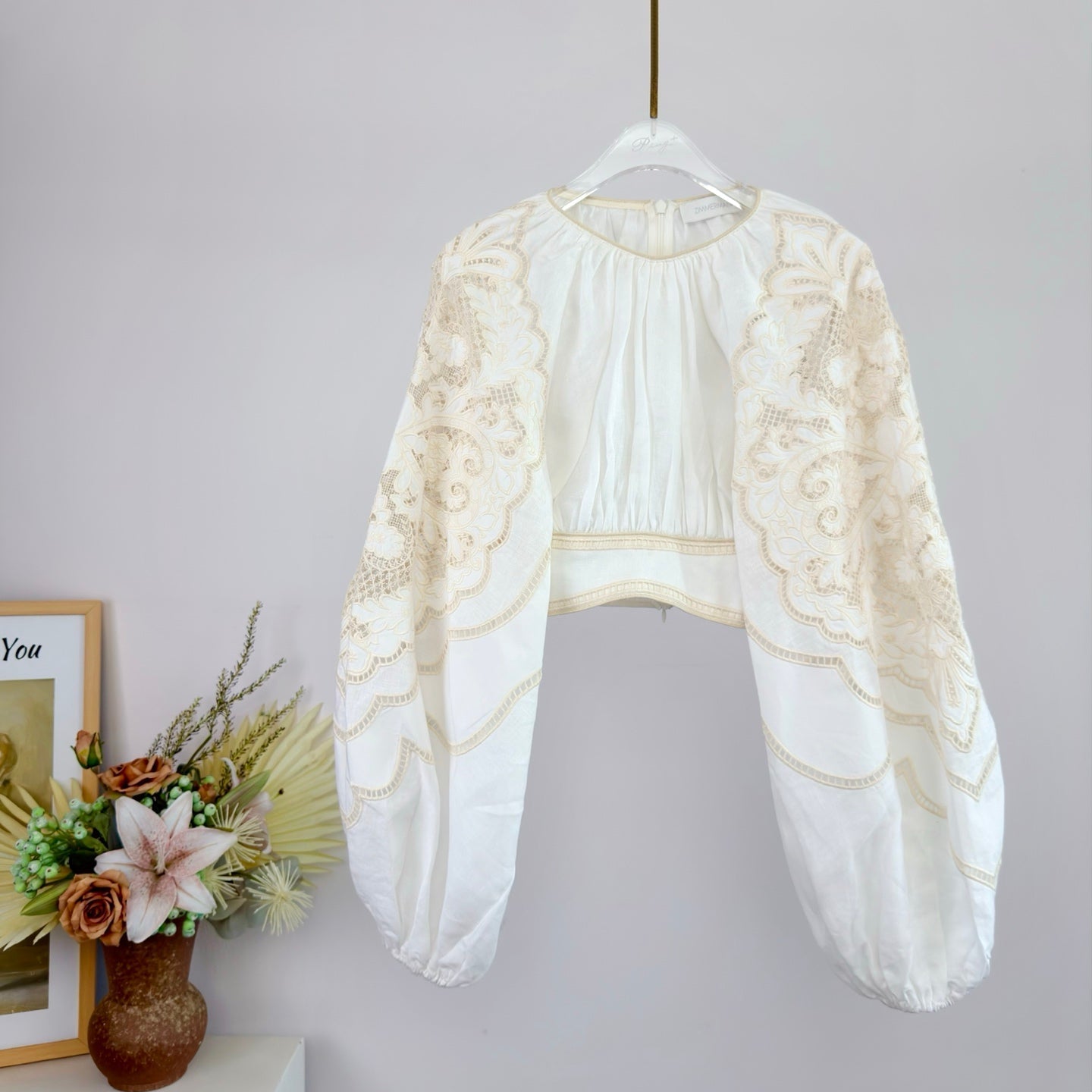 ZIMMERMANN 26S ROUND NECK CROP TOP STYLE 153