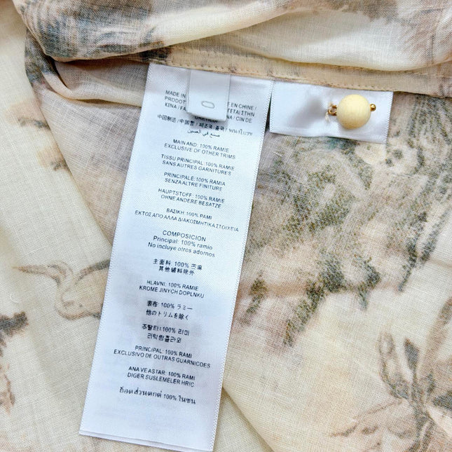 ZIMMERMANN 26S BOW-NECK LONG-SLEEVE BLOUSE 258