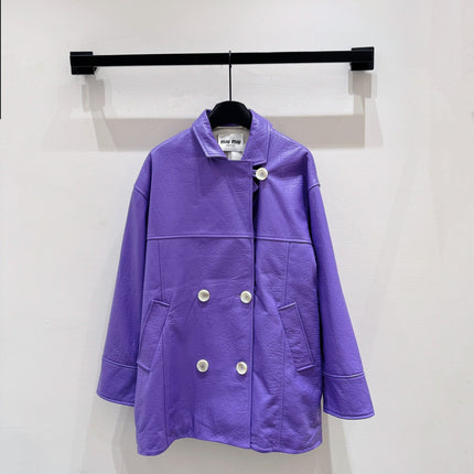 MIUMIU LEATHER JACKET STYLE 844