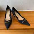 MY DD 25S HIGH HEEL 80MM IN BLACK SATIN
