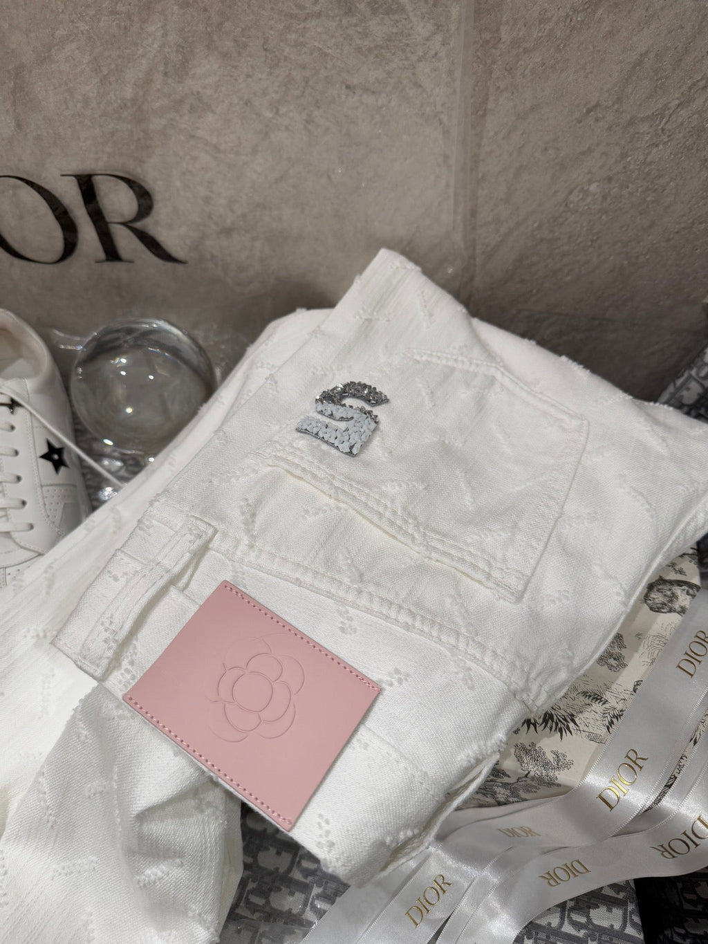 CC jeans White Denim Fabric