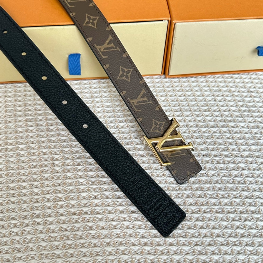 LV ICONIC 25 MM IN BROWN DAMIER CALFSKIN SILVER HARDWARE
