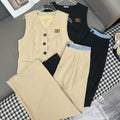 MM TANK TOP AND WIDE LEG PANTS SET 25S IN KATUN 266627