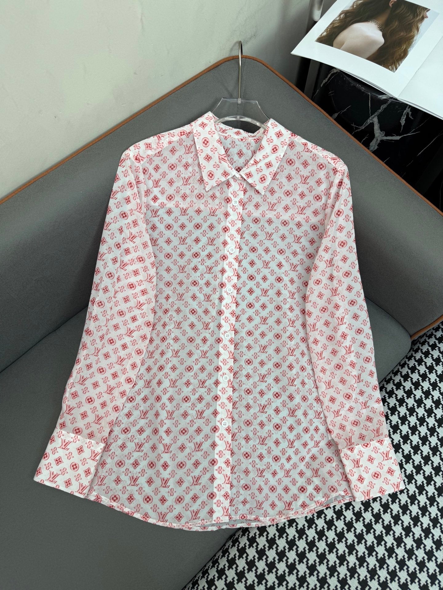 LONG SLEEVE SHIRT MONOPOLY PRINT FABRIC POLYESTER 266695