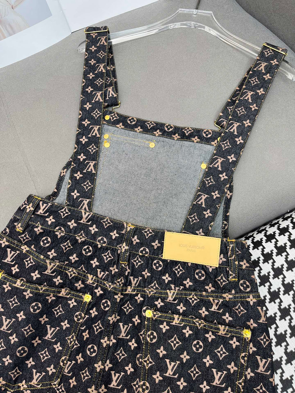LV NEW DENIM OVERALL DRESS 269064