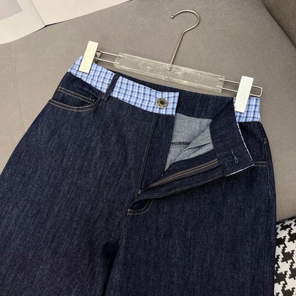 SET SLEEVELESS TOP AND DENIM PANTS 263282