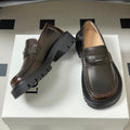 LOEWE 26S LOAFER IN DARK BROWN CALFSKIN
