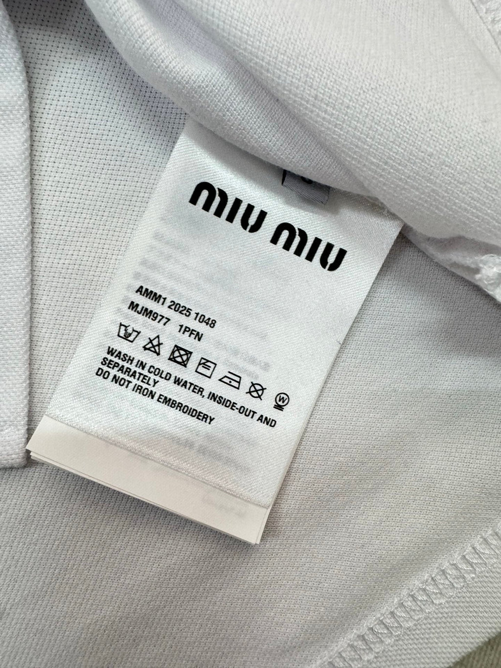MIUMIU POLO SHIRT STYLE 744