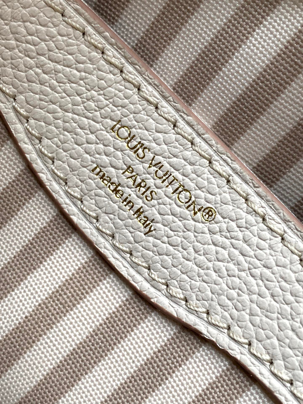 BOULOGNE 29 IN WHITE AND PINK MONOGRAM EMPREINTE CANVAS GOLD HARDWARE