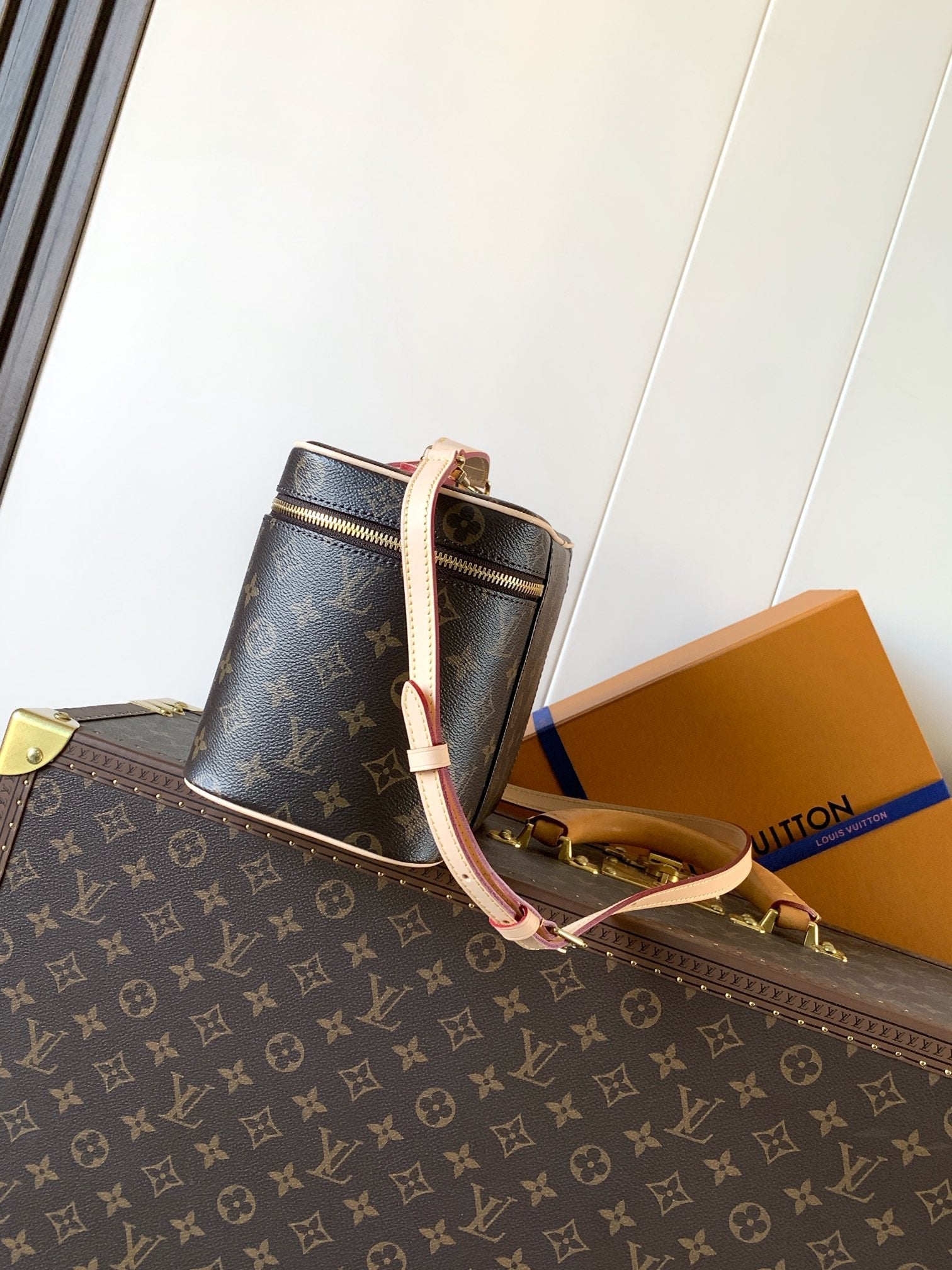 VANITY 24 IN BROWN MONOGRAM COATED CANVAS