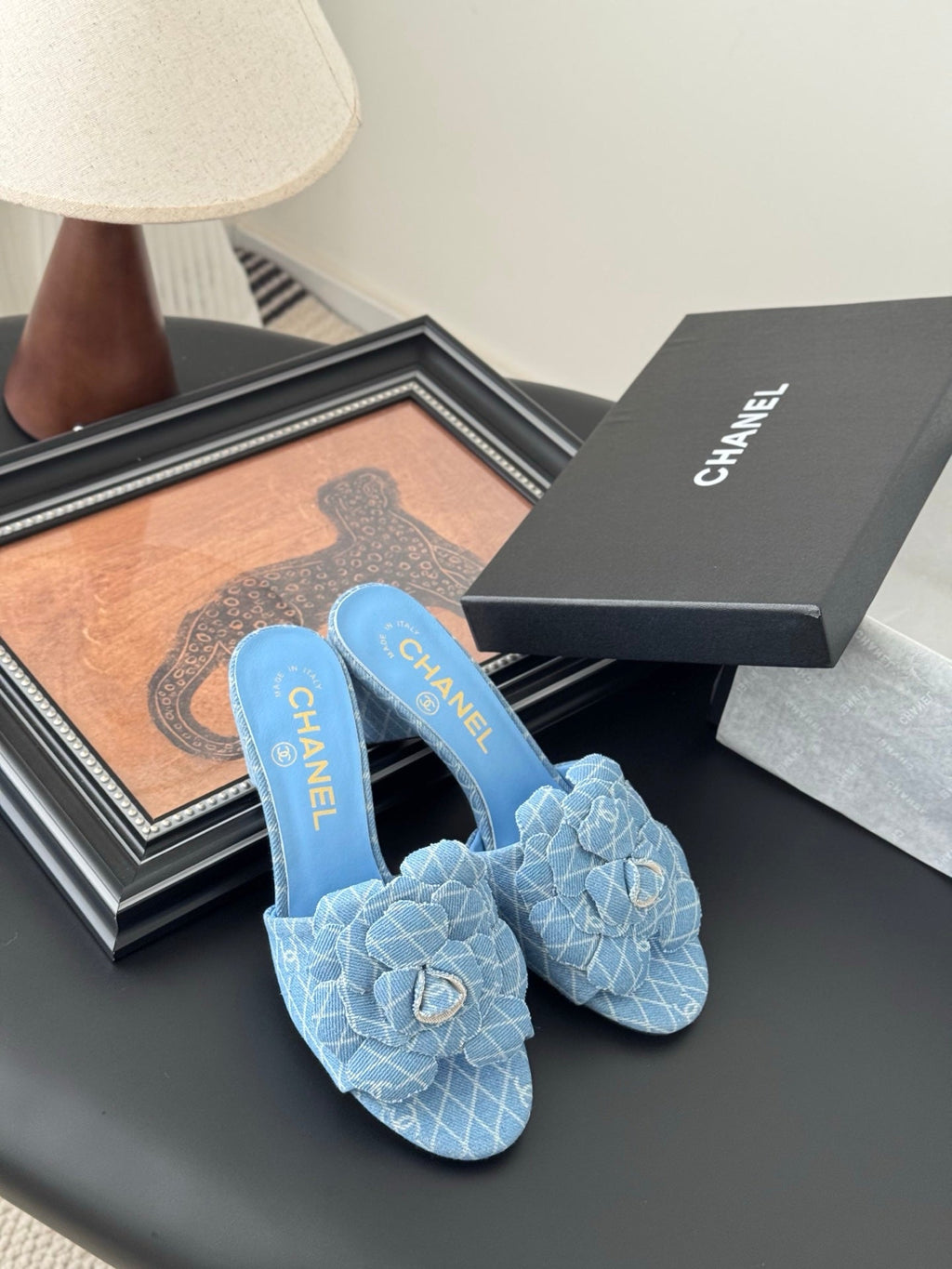 HIGH HEELS CAMELLIA IN SKY BLUE DENIM