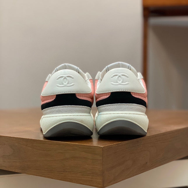 CC SNEAKERS SUEDE PINK CALFSKIN