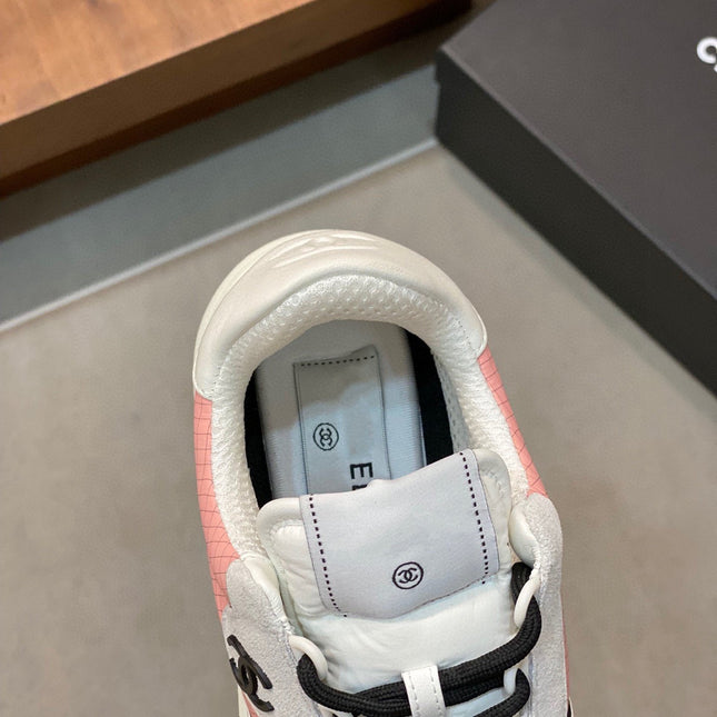 CC SNEAKERS SUEDE PINK CALFSKIN