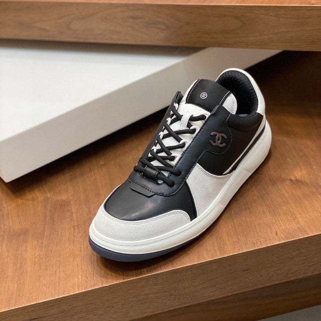 CC SNEAKERS SUEDE BLACK CALFSKIN