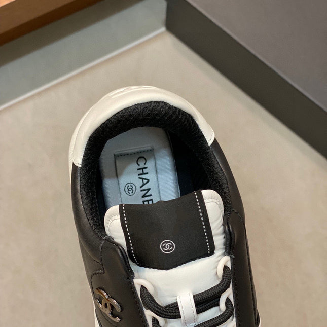 CC SNEAKERS SUEDE BLACK CALFSKIN
